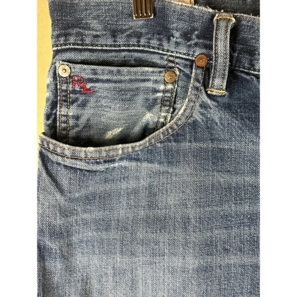 Polo Ralph Lauren Jeans Mens‎ 36x25 Vintage Hemmed